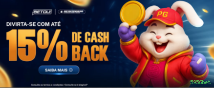 Imagem promocional do aplicativo mobile da 5956bet
